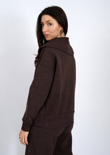 Load image into Gallery viewer, Sean Soft Knit Half Zip - Umber Mel
