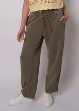 Load image into Gallery viewer, Padmala French Terry Pull On Pants - Smokey Olive
