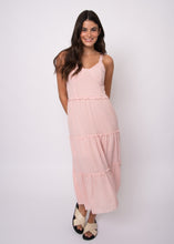 Load image into Gallery viewer, Adora Crinkle Viscose Dress -Pink
