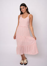 Load image into Gallery viewer, Adora Crinkle Viscose Dress -Pink
