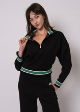 Load image into Gallery viewer, Mailyn Signature Soft Knit Half Zip - Black
