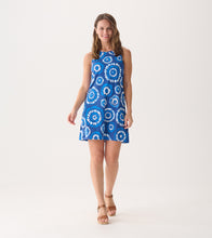 Load image into Gallery viewer, Beach Tank Dress - Blue Mandala Quartz
