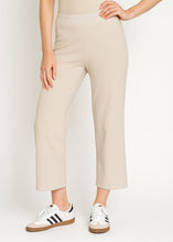 Load image into Gallery viewer, Victoria Soft Knit Cropped Pant - Stone
