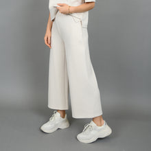 Load image into Gallery viewer, Victoria Soft Knit Cropped Pant - Stone
