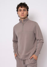 Load image into Gallery viewer, Hedge Men's Soft Knit Half Zip - Dune
