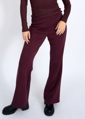 Florine Soft Knit Flare Pants