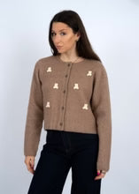 Load image into Gallery viewer, Parvati Long Sleeve Crew Cardigan
