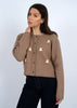 Parvati Long Sleeve Crew Cardigan