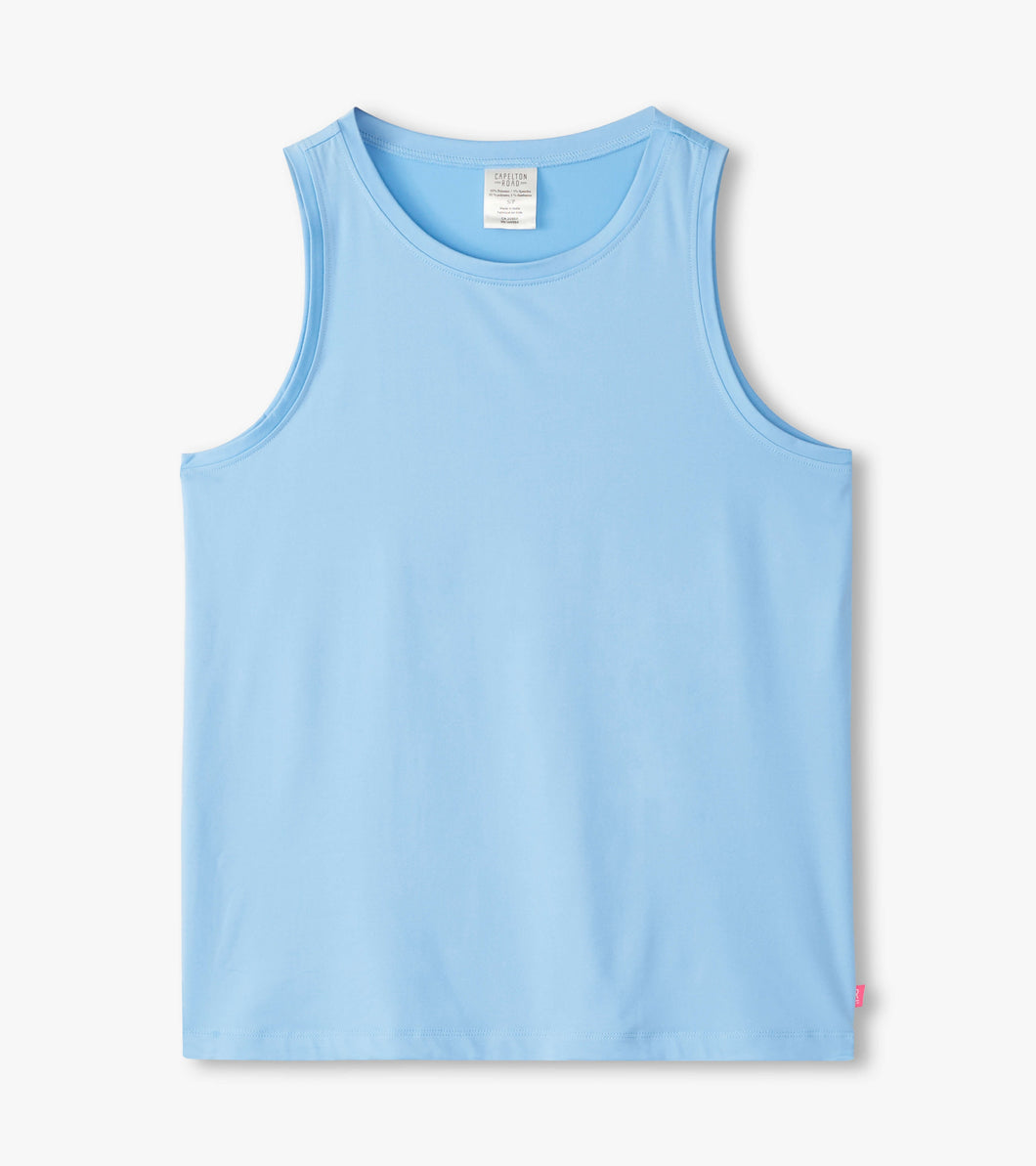 Scoop Neck Tank In A Bag - Beach Blue