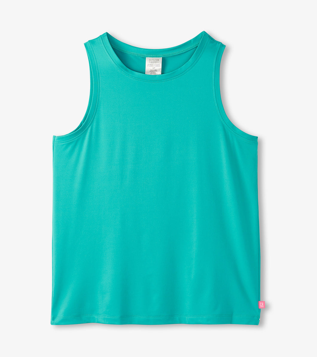 Scoop Neck Tank In A Bag - Seagreen