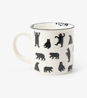 Black Bears Camping Mug