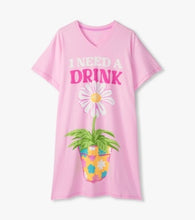 Load image into Gallery viewer, Women&#39;s Sleepshirt - I Need A Drink
