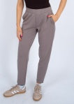 Julina Soft Knit Drawstring Pant -Fog
