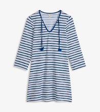Load image into Gallery viewer, Seaside Beach Dress - Watercolor Stripes
