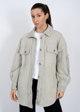 Load image into Gallery viewer, Lexie Fleece Shacket - Stone
