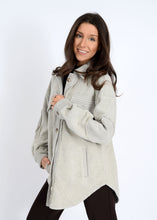 Load image into Gallery viewer, Lexie Fleece Shacket - Stone
