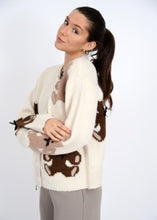 Load image into Gallery viewer, Plush Teddy Bear Cream Cardigan
