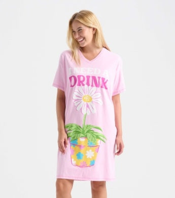 Women's Sleepshirt - I Need A Drink