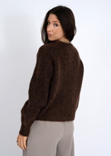 Load image into Gallery viewer, Usha Raglan Cardigan - Brown Mel
