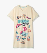 Load image into Gallery viewer, Women's Sleepshirt - Beach Please
