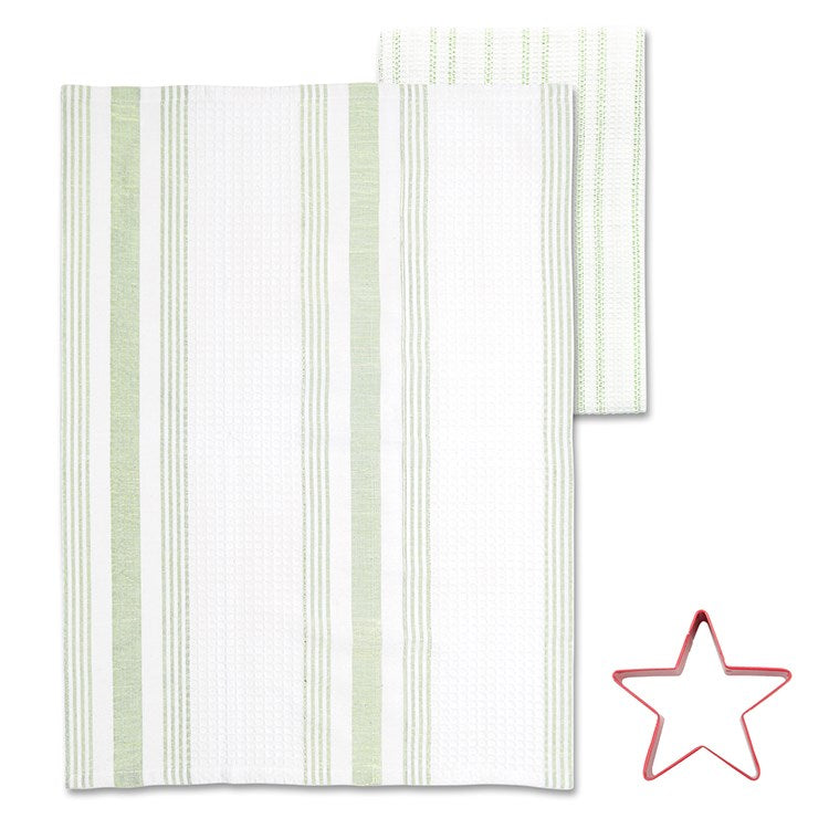 Forest Tea Towel & Star Cookie Cutter