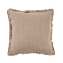 Load image into Gallery viewer, Frayed Edge Pillow - Fawn
