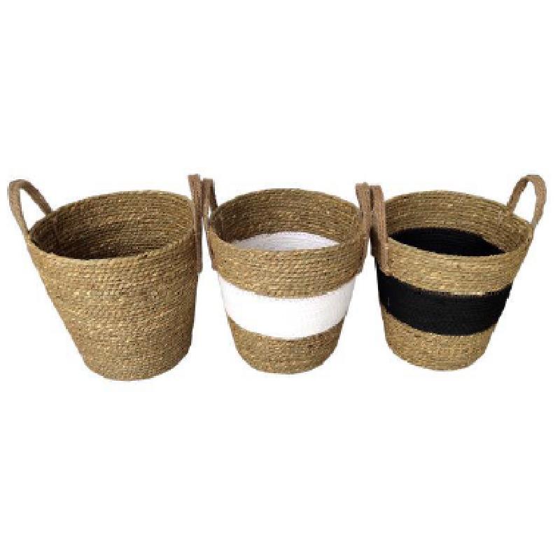 Farmhouse Planter Baskets With Handles