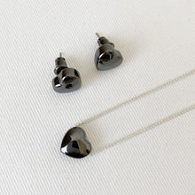 Load image into Gallery viewer, Little Heart Necklace - Hematite

