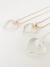 Load image into Gallery viewer, Heart Of Glass Necklace - Silver

