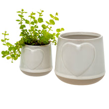 Load image into Gallery viewer, Love White Planter - Small
