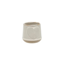Load image into Gallery viewer, Love White Planter - Small
