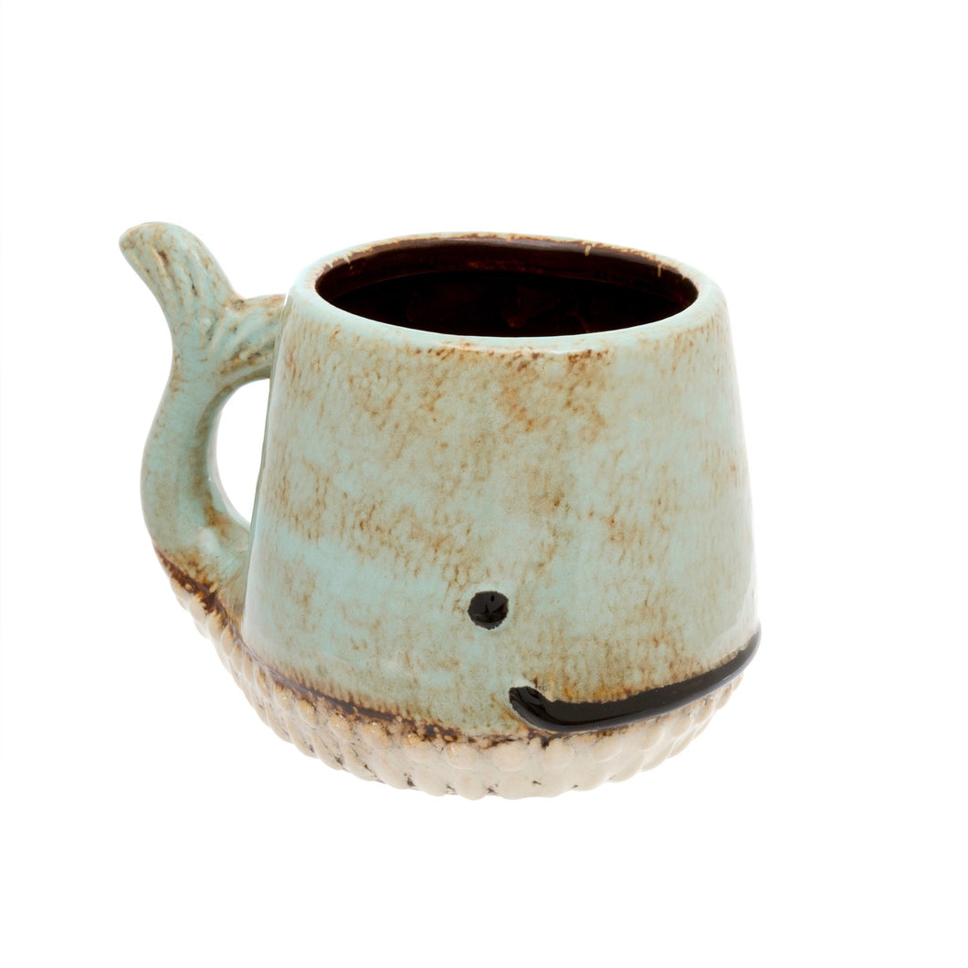 Laguna Whale Mug - Seafoam
