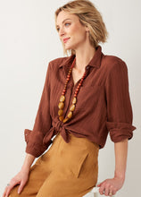 Load image into Gallery viewer, Crinkle Gauze Button Shirt
