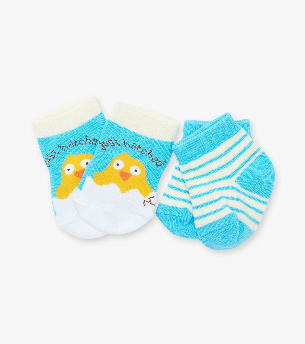 Baby Just Hatched Blue Socks