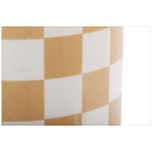 Load image into Gallery viewer, Checkered Ceramic Vase - Natural
