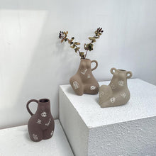 Load image into Gallery viewer, Aquarius Handpainted Body Vase
