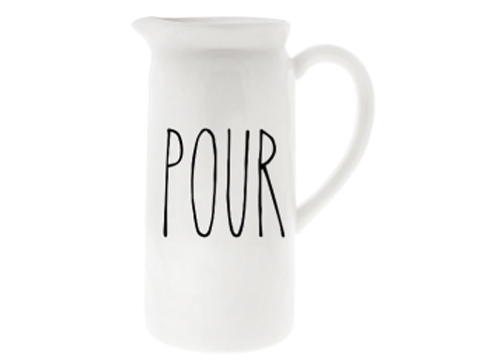 Farmhouse Modern Ceramic Pitcher