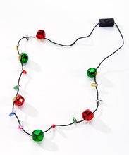 Load image into Gallery viewer, Light Up Christmas Bell Necklace
