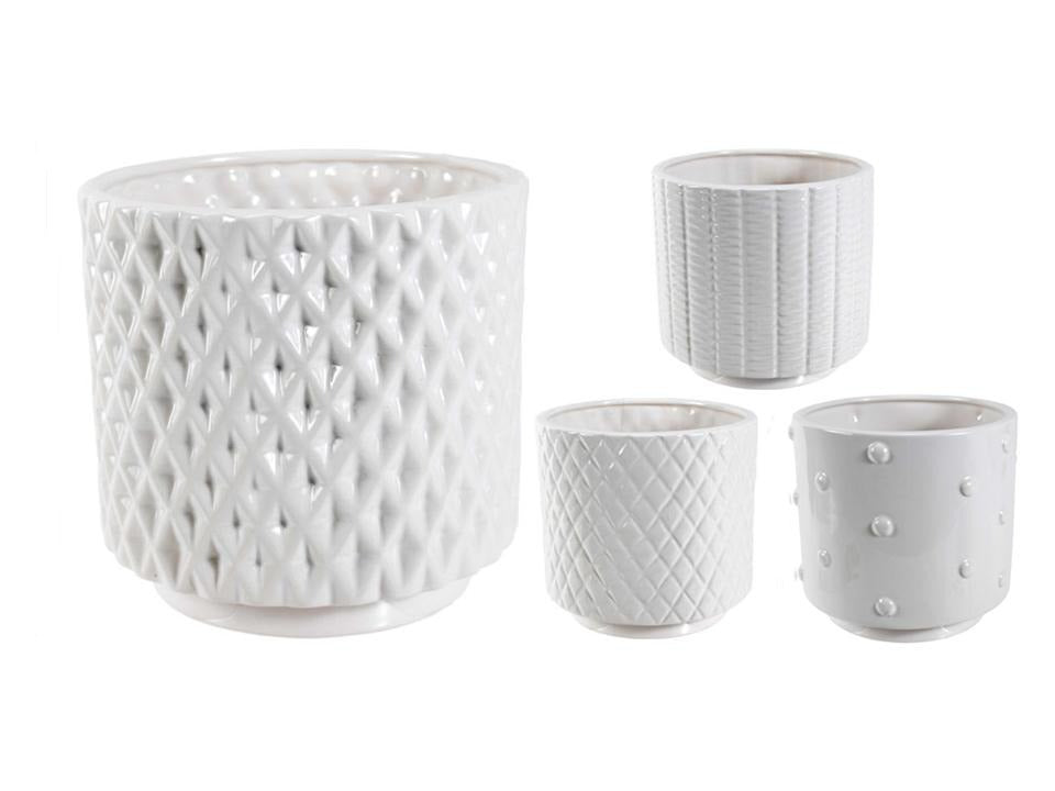Mikonos White Planter - Large