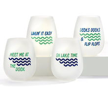 Load image into Gallery viewer, Lake Life Silicone Wine Cup
