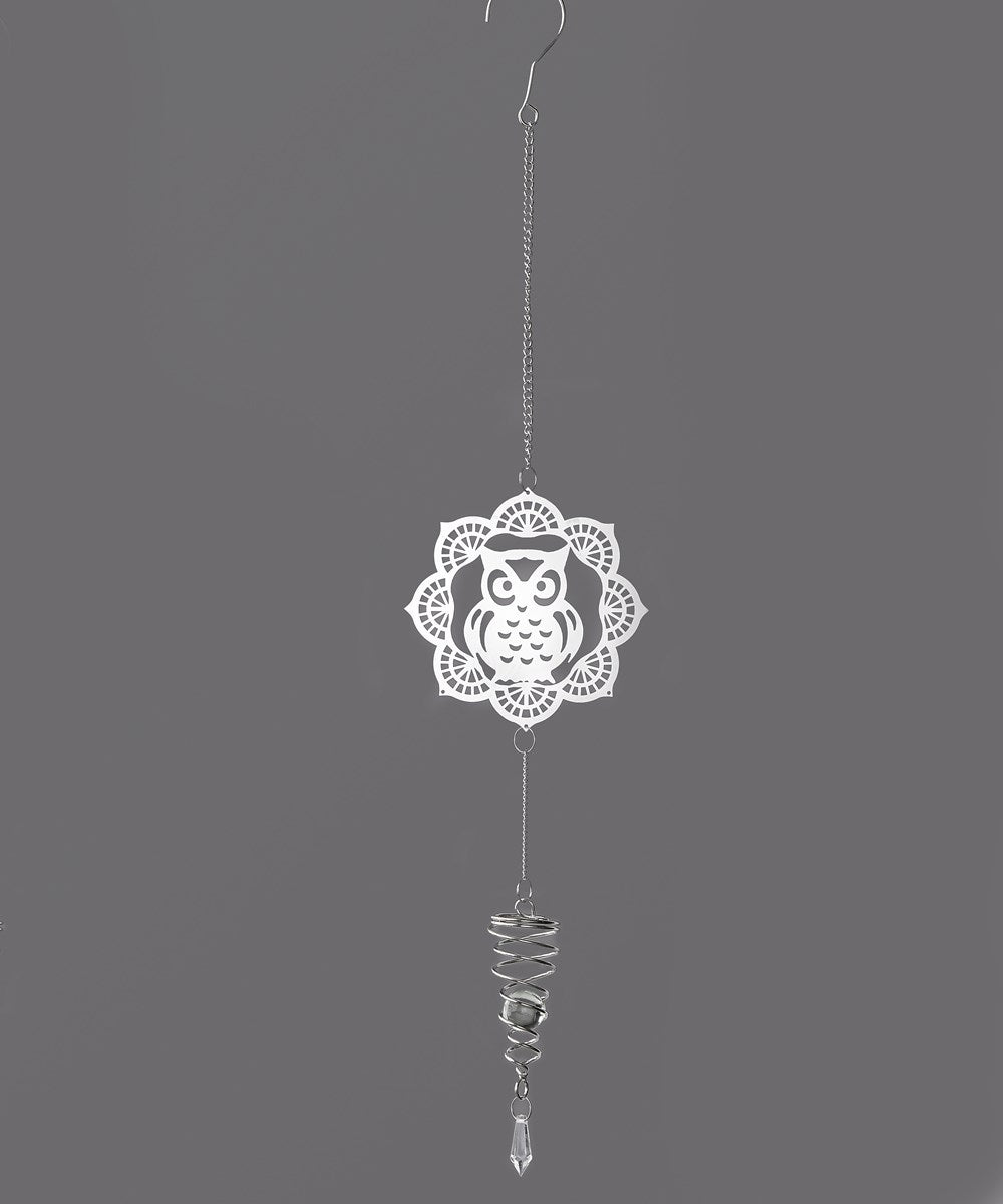 Owl Mobile Wind Chime Spinner
