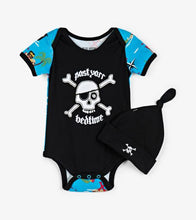 Load image into Gallery viewer, Baby Onsie With Hat - Treasure Island
