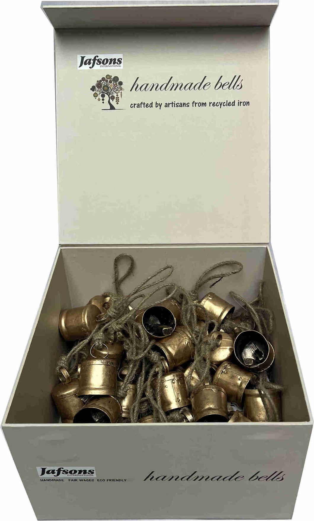 Single Hanging Bell - Rustic Gold Mini 2