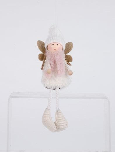 Winter Wood Pink Fairy Ornament