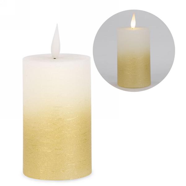 LED Gold Base Candle - 3x5