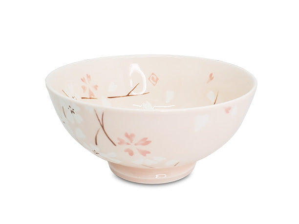 Spring Pink Porcelain Bowl - Medium