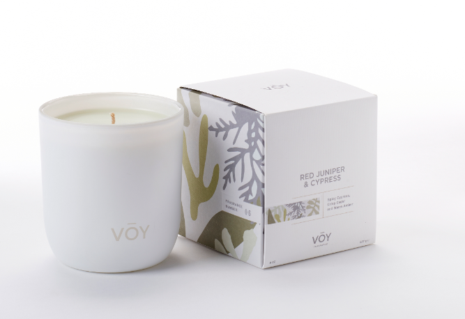 Voy Fragrance Candle - Red Juniper & Cypress