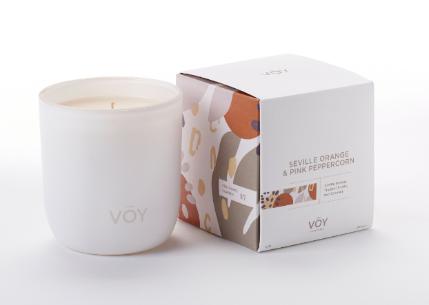 Voy Fragrance Candle - Seville Orange & Pink Peppercorn