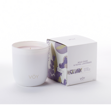 Load image into Gallery viewer, Voy Fragrance Candle - Wild Sage &amp; Royal Lavender
