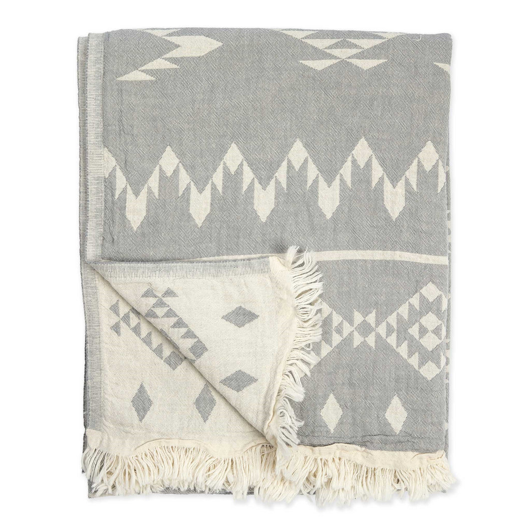 Atlas Turkish Towel - Light Grey